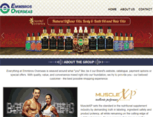 Tablet Screenshot of emmbrosoverseas.com